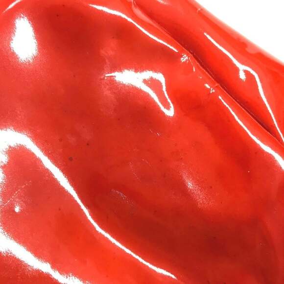 CHANEL Red Leather Logo Shoulder Bag - Picture 15 of 16